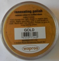 Gold Shoe Polish Gold Boot Polish